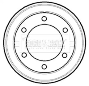 Тормозной барабан BORG & BECK BBR7084