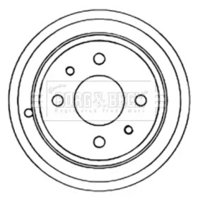 Тормозный барабан BORG & BECK BBR7086