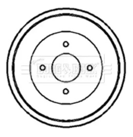 Тормозной барабан BORG & BECK BBR7090