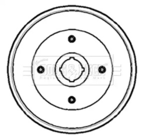 Тормозный барабан BORG & BECK BBR7103