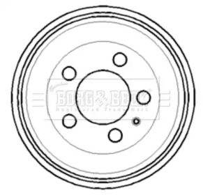 Тормозный барабан BORG & BECK BBR7114