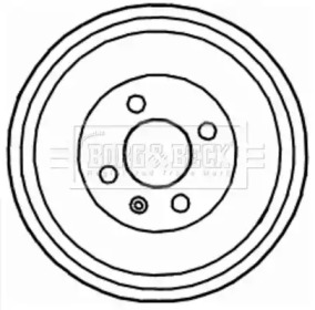 Тормозный барабан BORG & BECK BBR7121