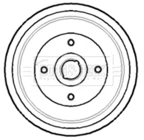 Тормозный барабан BORG & BECK BBR7143