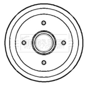 Тормозный барабан BORG & BECK BBR7149