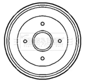 Тормозный барабан BORG & BECK BBR7188
