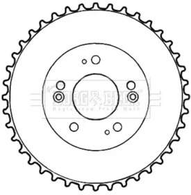 Тормозной барабан BORG & BECK BBR7192
