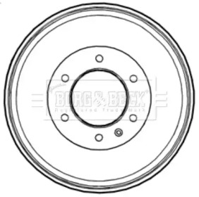 Тормозный барабан BORG & BECK BBR7229