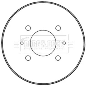 Тормозный барабан BORG & BECK BBR7235