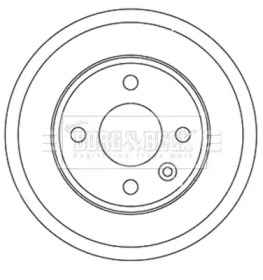 Тормозный барабан BORG & BECK BBR7257