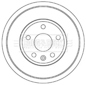 Тормозный барабан BORG & BECK BBR7258