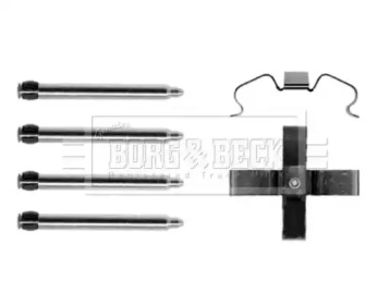 Комплектующие, колодки дискового тормоза BORG & BECK BBK1200