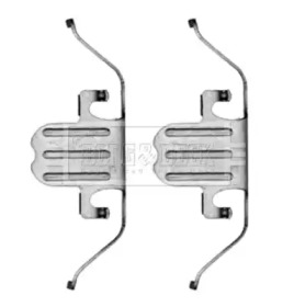 Комплектующие, колодки дискового тормоза BORG & BECK BBK1290