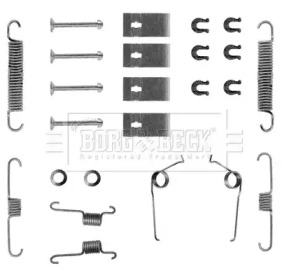 Комплектующие, колодки дискового тормоза BORG & BECK BBK6013