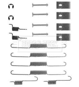 Комплектующие, колодки дискового тормоза BORG & BECK BBK6055