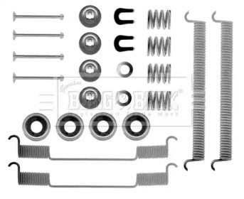 Комплектующие, колодки дискового тормоза BORG & BECK BBK6065