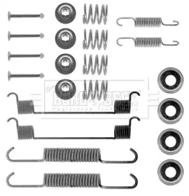 Комплектующие, колодки дискового тормоза BORG & BECK BBK6069