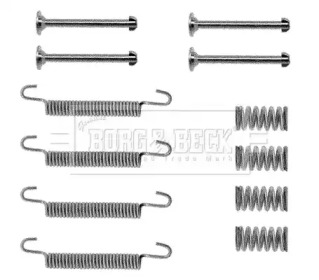 Комплектующие, колодки дискового тормоза BORG & BECK BBK6074