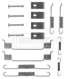 Комплектующие, колодки дискового тормоза BORG & BECK BBK6096