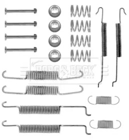 Комплектующие, колодки дискового тормоза BORG & BECK BBK6099