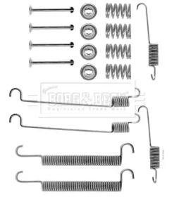 Комплектующие, колодки дискового тормоза BORG & BECK BBK6103