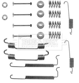 Комплектующие, колодки дискового тормоза BORG & BECK BBK6112