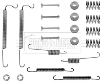 Комплектующие, колодки дискового тормоза BORG & BECK BBK6118