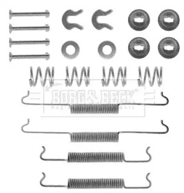 Комплектующие, колодки дискового тормоза BORG & BECK BBK6120