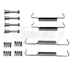 Комплектующие, колодки дискового тормоза BORG & BECK BBK6139