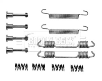 Комплектующие, колодки дискового тормоза BORG & BECK BBK6145