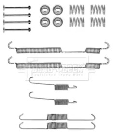 Комплектующие, колодки дискового тормоза BORG & BECK BBK6146