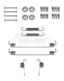 Комплектующие, колодки дискового тормоза BORG & BECK BBK6219