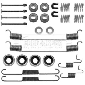 Комплектующие, колодки дискового тормоза BORG & BECK BBK6222