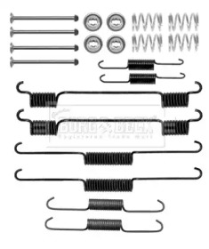 Комплектующие, колодки дискового тормоза BORG & BECK BBK6224