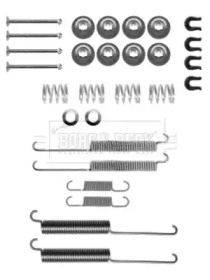 Комплектующие, колодки дискового тормоза BORG & BECK BBK6254