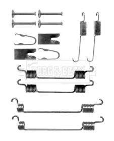 Комплектующие, колодки дискового тормоза BORG & BECK BBK6262