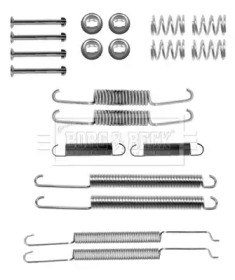 Комплектующие, колодки дискового тормоза BORG & BECK BBK6267