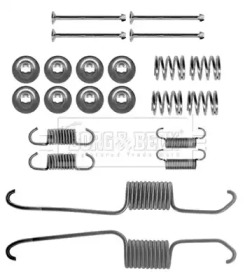 Комплектующие, колодки дискового тормоза BORG & BECK BBK6302