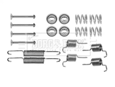 Комплектующие, колодки дискового тормоза BORG & BECK BBK6306