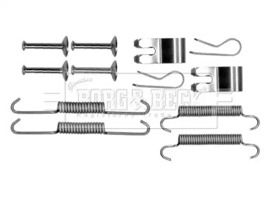 Комплектующие, колодки дискового тормоза BORG & BECK BBK6307