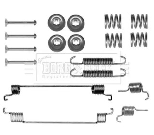 Комплектующие, колодки дискового тормоза BORG & BECK BBK6308