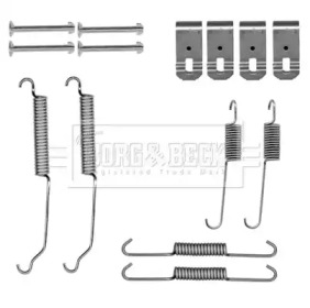 Комплектующие, колодки дискового тормоза BORG & BECK BBK6309