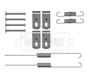 Комплектующие, колодки дискового тормоза BORG & BECK BBK6319