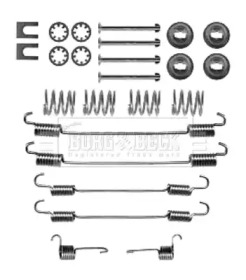 Комплектующие, колодки дискового тормоза BORG & BECK BBK6327