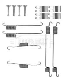 Комплектующие, колодки дискового тормоза BORG & BECK BBK6331