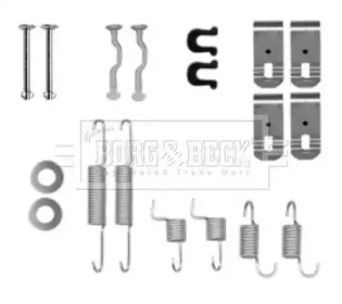Комплектующие, колодки дискового тормоза BORG & BECK BBK6335