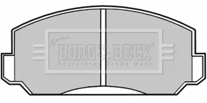 Комплект тормозных колодок BORG & BECK BBP1009