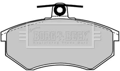 Комплект тормозных колодок BORG & BECK BBP1027