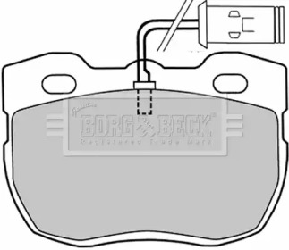 Комплект тормозных колодок BORG & BECK BBP1028