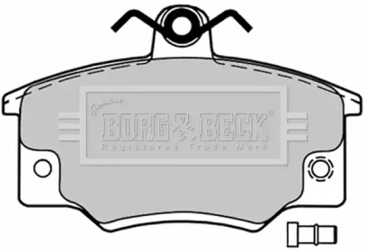 Комплект тормозных колодок BORG & BECK BBP1032