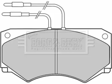 Комплект тормозных колодок BORG & BECK BBP1039